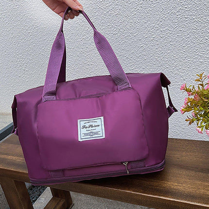Large Capacity Travel Bag Foldable Luggage Tote Lightweight Storage Duffel Bag