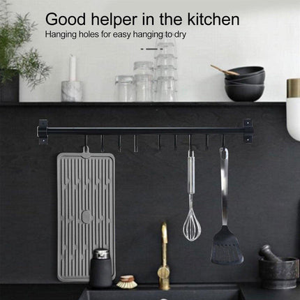 Silicone Drainage Mat Sink Strainer Mat Non Slip Heating Mat Kitchen Drying Pad