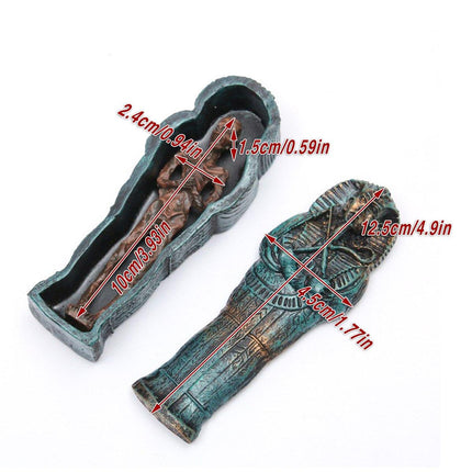 Mummy Aquarium Resin Craft Decoration for Fish Tank Aquascape Ornament Landscape