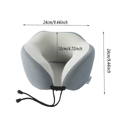 Memory Foam U Shaped Neck Pillow Travel Portable Office Nap Support Pillow