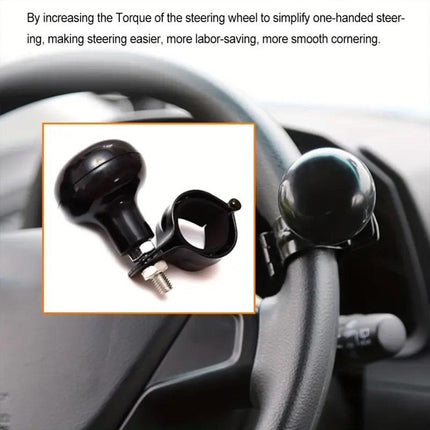 2PCS Car Steering Wheel Booster Auxiliary Ball One Hand Turn Saver Driving Aid