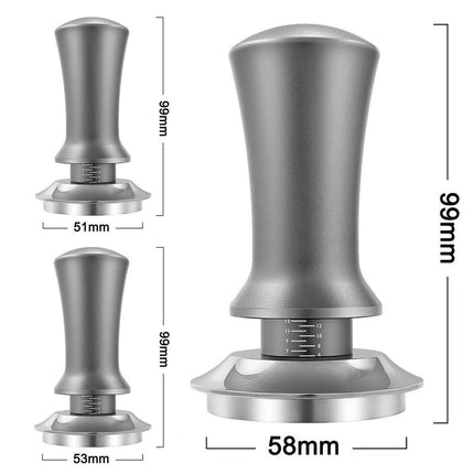 Adjustable Coffee Tamper with Scale Constant Pressure Espresso Powder Press Tool