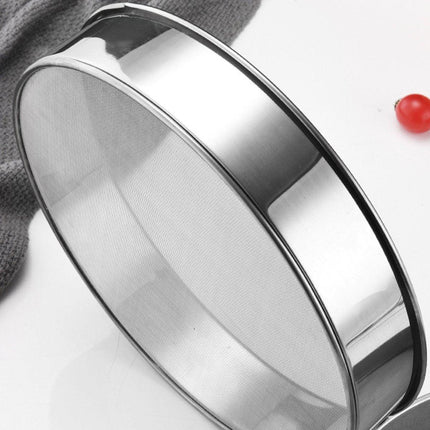 15CM Stainless Steel Flour Sieve Colander Fine Mesh Oil Strainer Sifter Filter