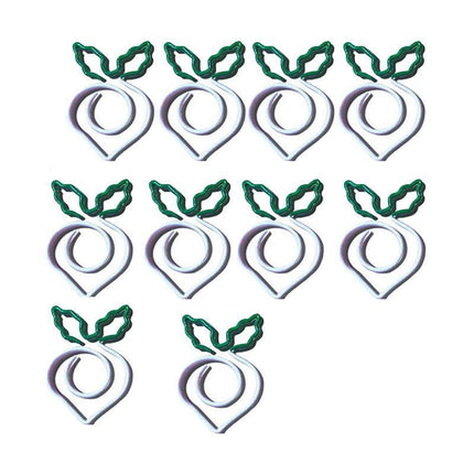 10x Colorful fruit Note Shape Paper Clips Bookmark Binder Office School Supplies - Aimall