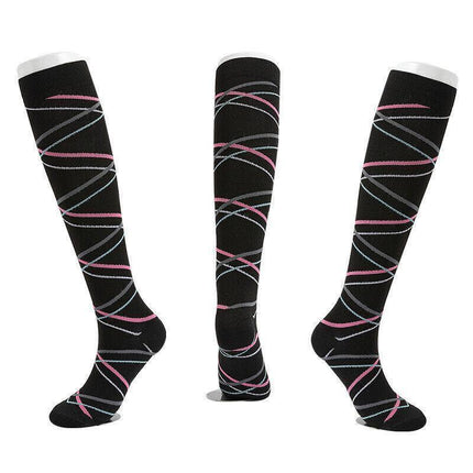 S/M Size Compression Socks Women Men Adult Medical Nursing Travel Stocking - Aimall