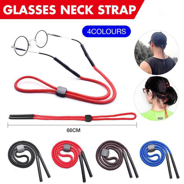Glasses Lanyard Sports Comfortable Nylon Adjustable Spectacles Neck Strap Cord - Aimall