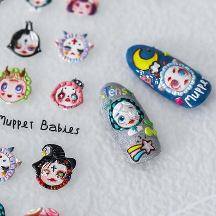 Chinese Style Nail Stickers Flower Decorations DIY Nail Stickers Nails Art - Aimall