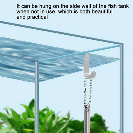 Retractable Fish Net for Fish Tank Pocket Fishing Net with Handle Aquarium Tools