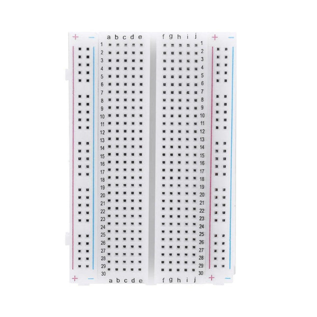 10PCS Solderless Breadboard 400 Hole Test Board Jumper Wire Kit Plastic Box