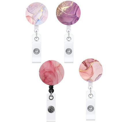 1-4X Retractable Nurse Badge Reel Clip Holder Students Doctor ID Card Holders - Aimall