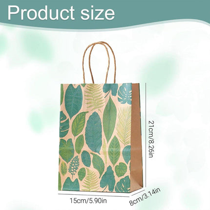 32Pcs Party Paper Bags Tote Bags Printed Gift Bags for Shopping Packaging Use