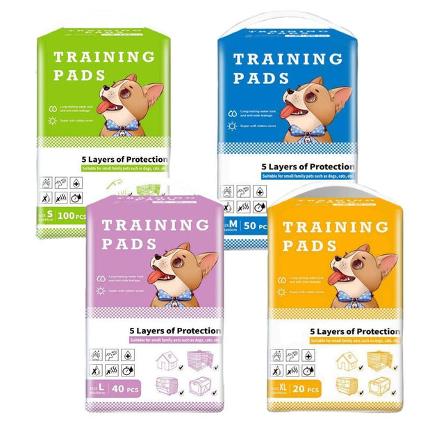 Large Puppy Dog Training Pads Pet Toilet Thickened Pee Pads Mat Indoor Absorbent - Aimall