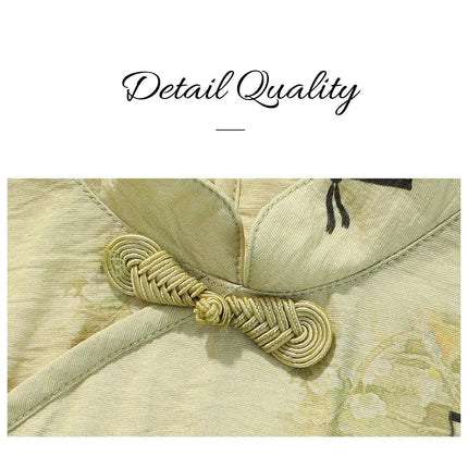 Spring Chinese Style Dress Set for Girls Traditional Long Hanfu Outfit