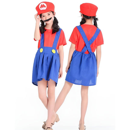 Super Mary Clothes Children's Adult Costumes - Aimall
