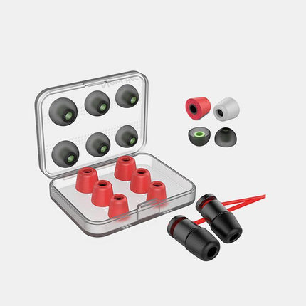 NEW Memory Foam Ear Tips Earbuds Noise Isolating Eartips For Earphone Headphones - Aimall