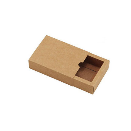 100PCS DIY Paper Box Drawer Type Jewelry Packing Box Tea Gift Cosmetics Kraft - Aimall