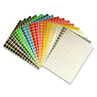 8mm to 50mm Round Dot Stickers Coloured Paper Labels Circles Dot Adhesive Sticky - Aimall