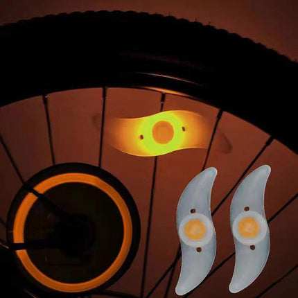 3PCS Mountain Bike Spoke Light Colourful LED Wheel Light Silicone Cycling Gear