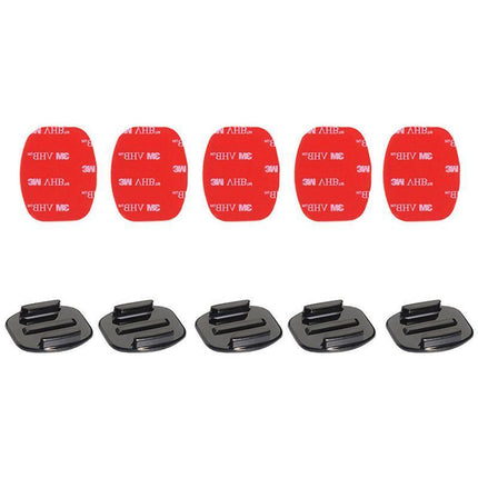 5 x Flat GoPro 3M Adhesive Mount For ALL Go Pro Hero Cameras - Sticky Mount - Aimall