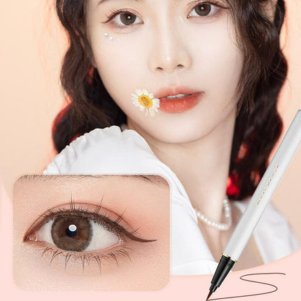 Slim Eyeliner Pencil Black Waterproof Smudge Proof Twist Eye Makeup Liner Woman - Aimall