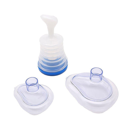 Respiratory Trainer Suffocation Emergency Rescue Mask Heart And Lung Device