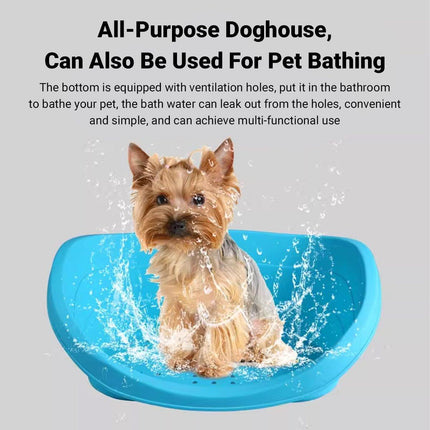 Plastic Dog Cat Bed Kennel Pet House Indoor Outdoor Pet Shelter
