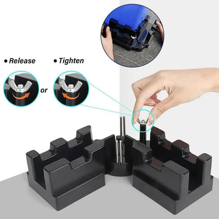 2-in-1 Bevel and Mitre Box Precision Cutting Tool with Scale for Accurate Angles
