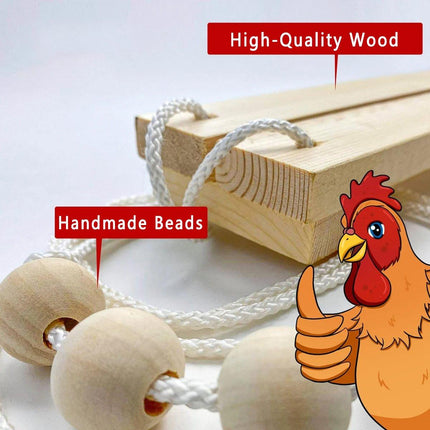 Chicken Hen Rooster Pet Swing Hanging Suspension Bridge Poultry Coop Toy Fun