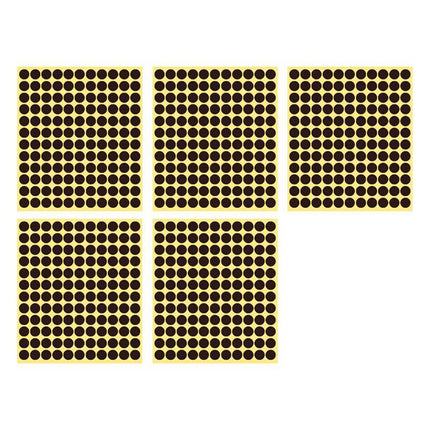 8/13/25/50mm Colour Sticker Dots Adhesive Round Labels Circular Scrapbooking Coffee - Aimall