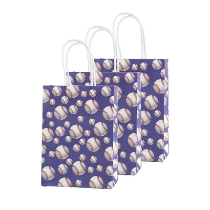 30PCS Fashion Ball Kraft Paper Gift Bag Festivals gift tote bag Party Favor Bag