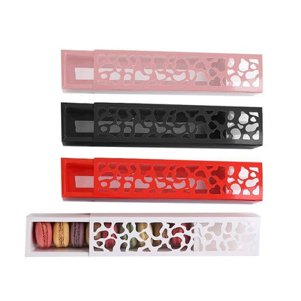 100PCS Long Macaron Boxes for Valentine's Day & Gatherings - Aimall