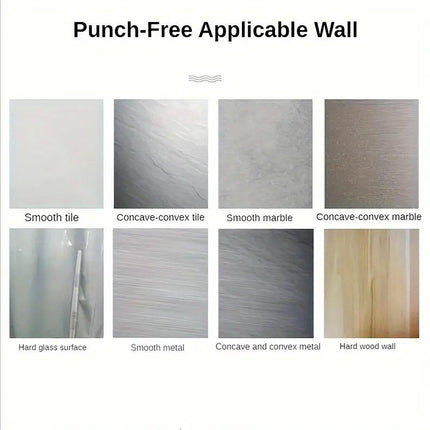 Wall Mounted Multifunctional Tissue Box Toilet Paper Storage Box Non-perforated