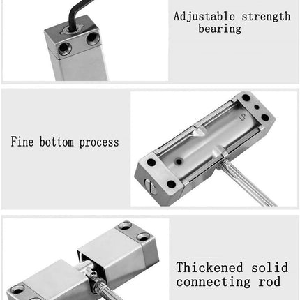 Simple Household Door Closer with Buffer Spring Easy Rebound Closing Device