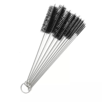 10Pcs Nylon Straw Brush Cleaner Bottle Tube Pipe Small Long Cleaning - Aimall