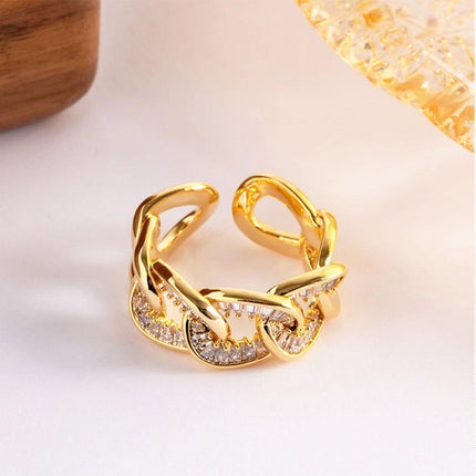Adjustable Circle Ring Opening Fashion Jewellery Women Trendy Accessories