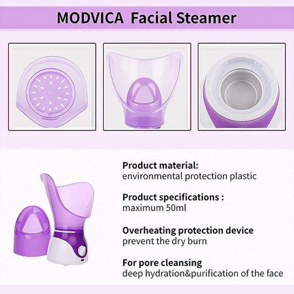 For Nymph Face Spa Home Office Facial Steamer Sauna Pores Skin Deep Cleanse Mist - Aimall