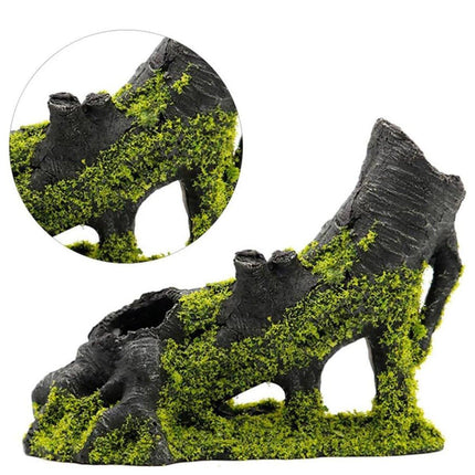 Resin Fish Tank Decorations Aquascape Dead Wood Ornament Simulation for Aquarium