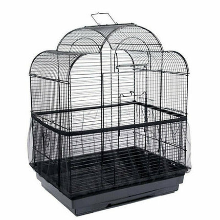 M Size Shell Skirt Mesh Cover Pet Bird Cage Guard Nylon Net Seed Catcher - Aimall
