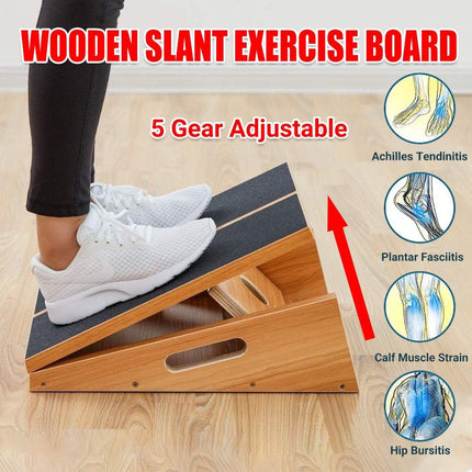 Wooden Adjustable Stretching Plate Fitness Equipment Exercise Angle Stretcher