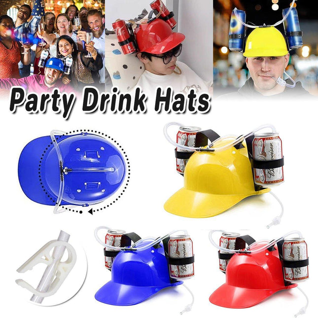Novelty Summer Slouchy Beer Drinking Hat Creative Outdoor Party Cap Men Women