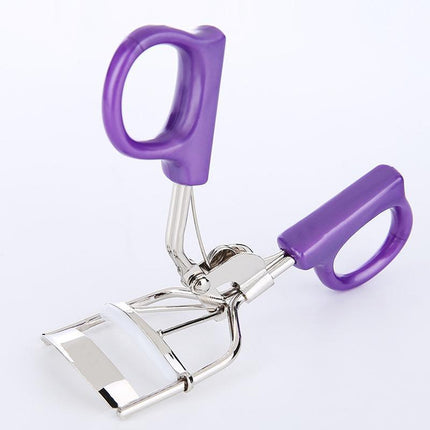 Mini Eyelash Curler with Silicone Refill Pads Make Up Tool for Women Girl Beauty - Aimall