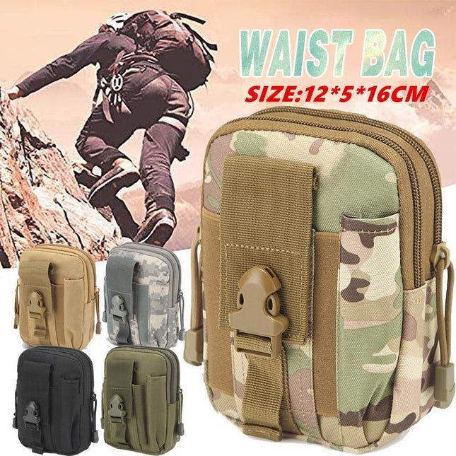 Tactical Waist Bag Utility Military Wallet Pack Belt Molle Multi Purpose Pouch - Aimall