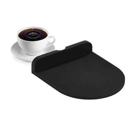 Coffee Tamper Silicone Mat Black Tamping Holder Pad Corner Dropped Edge Tools - Aimall