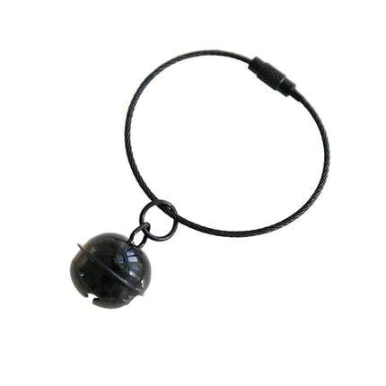 Gift DIY Pendant Color Bell Keychain Key Chain Accessories Plastic Key Ring Gift - Aimall
