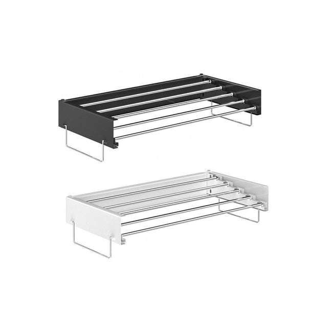 Foldable Wall Hanging Clothes Drying Rack Invisible Balcony Towel Laundry Rack