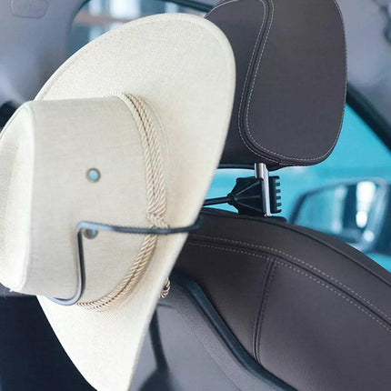 Car Hat Rack Holder Vehicle Coat Storage Organizer Universal Headrest Hanger