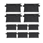 10PCS Clear Mesh Pencil Case Pen Cosmetic Makeup Storage Bag Organizer Pouch - Aimall