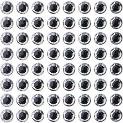 100PCS Fish Eyes 3D Holographic Lure Eyes Fly Tying Jigs Crafts Dolls - Aimall