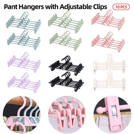 Seamless Household Retractable Pants Rack Buckle Clothes Clip Inner Hanger
