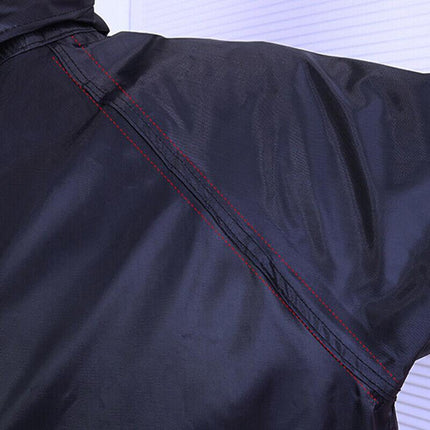 Men's Overalls Waterproof Raincoat Lightweight Work Hooded Long Coats RAIN COAT 2XL Size - Aimall